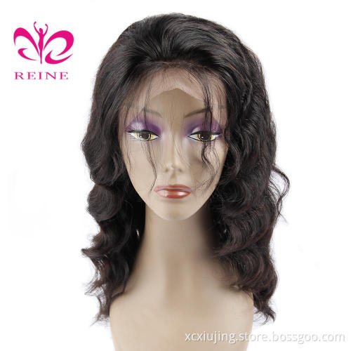 Overnight delivery raw virgin hair 360 lace frontal deep  wave  wig samples cuticle aligned hair from india